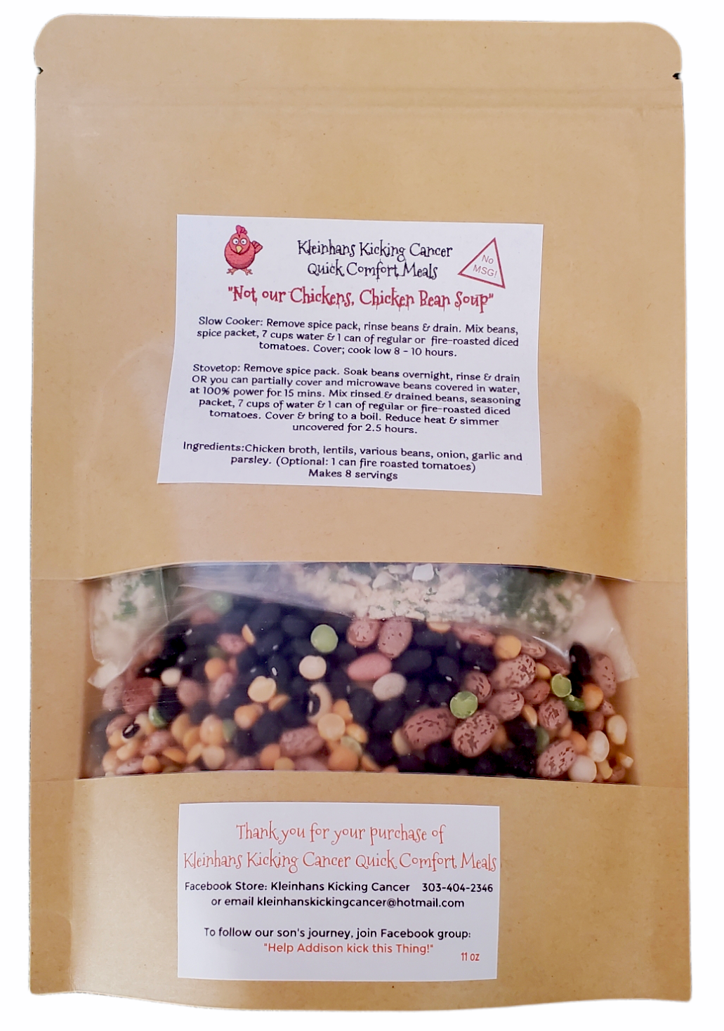 Not our Chickens, Chicken Bean Soup