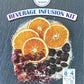 Cranberry, Cherry, Hibiscus Beverage Infusion Kit MINI; Vodka, Rum, Gin, or Unfiltered Sake