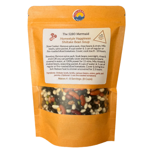 Gluten-Free Shittake Mushroom Bean Soup Mix | Easy Slow Cooker Meal Kit