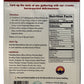 Baconlicious Bacon Dip Mix back with directions and nutrition facts