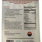 Taste Bud Fiesta Dip Mix package back with directions, nutrition facts, and ingredients