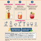 Dragon Fruit, Peaches and Oranges Beverage Infusion Kit MINI; Mocktail or add Vodka, Rum, Gin, or Unfiltered Sake