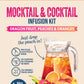 Dragon Fruit, Peaches and Oranges Beverage Infusion Kit MINI; Mocktail or add Vodka, Rum, Gin, or Unfiltered Sake