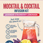 Lavender Strawberry Lemonade Beverage Infusion Kit MINI: Mocktail or add Vodka, Rum or Gin