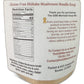 Gluten Free Shiitake Mushroom Noodle Soup back label with ingredients and nutrition