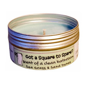 Got a Square to Spare? Scent of a clean bathroom - Salty Sea Air Travel Candle