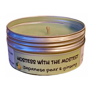 HOSTESS WITH THE MOSTEST Japanese Pear & Ginseng Travel Candle