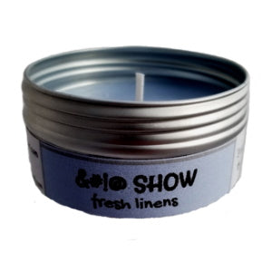 S%&* Show! Fresh linens Travel Candle