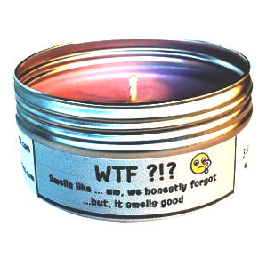 WTF?!? (Surprise scent) Travel Candle